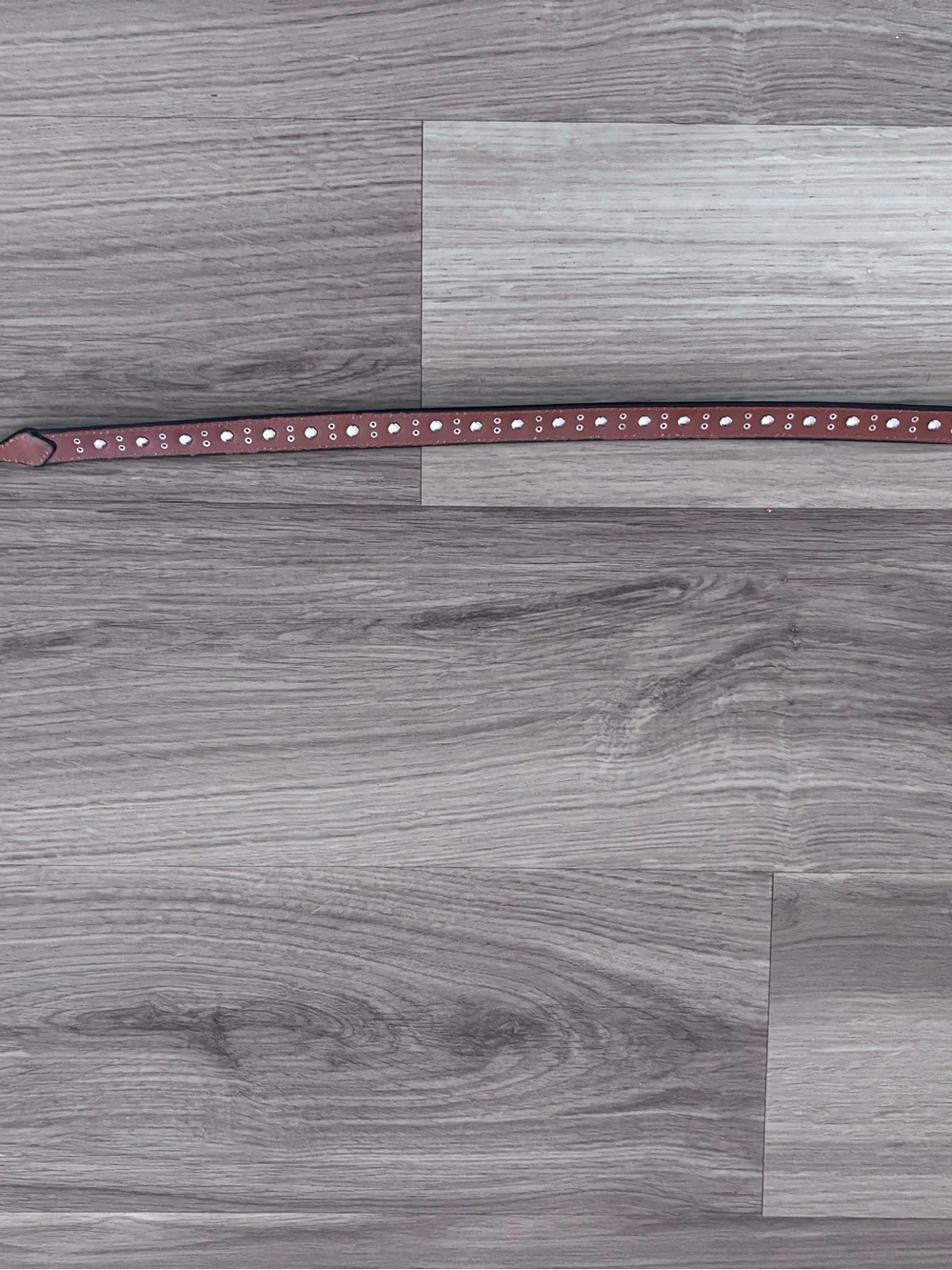 Western Brown Leather Hatband Turquoise Conchos Silver Buckle Adjustable 28